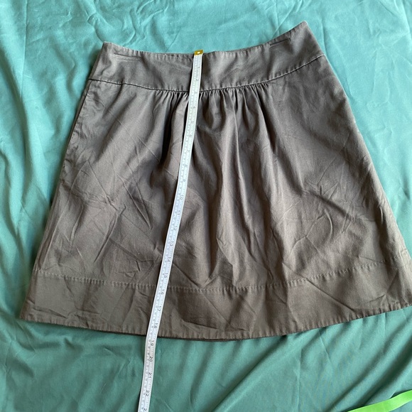 Ann Taylor Loft skirt, size 4. Color between olive and grey. - Picture 7 of 11